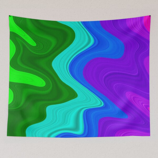 Item preview, Colorful abstract liquid art designed and sold by Emotionville.