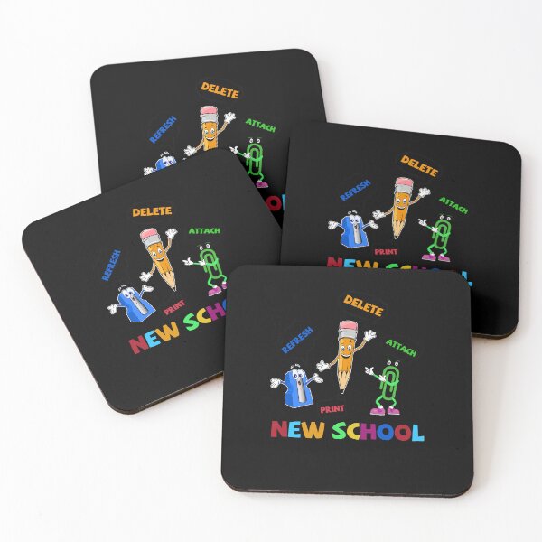 Item preview, Print Refresh Attach Delete New School Supplies Funny designed and sold by joelcleggk10.