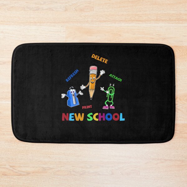 Item preview, Print Refresh Attach Delete New School Supplies Funny designed and sold by joelcleggk10.