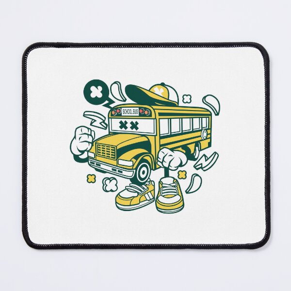 Item preview, Cute School Bus With Hand and Shoes designed and sold by Artistic Prints.