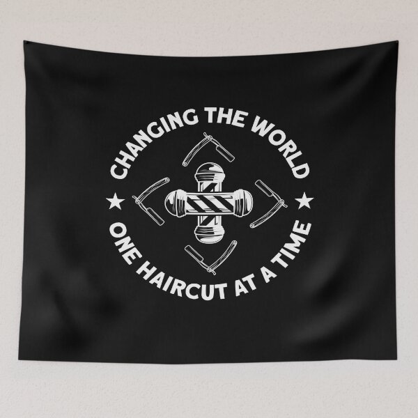 Item preview, Changing The World Barber Beard designed and sold by MooonTees.