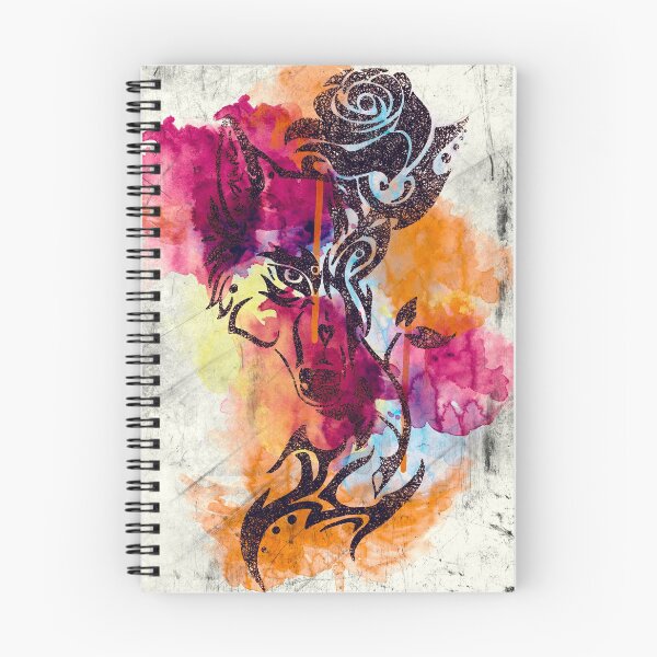 Item preview, Wolf watercolor painting  designed and sold by Nora Gad.