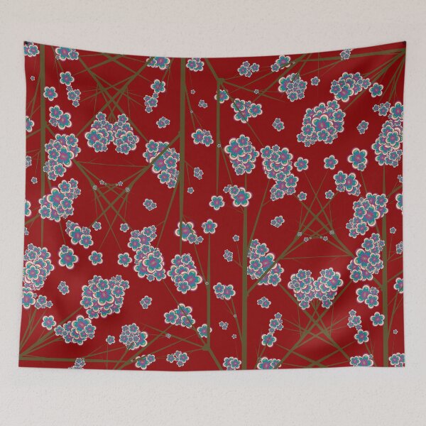Item preview, Peculiar Branches - Cinnabar designed and sold by Elisa Yinh Creative.