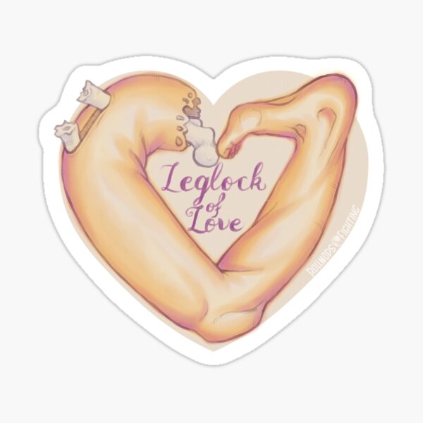 Leglock of Love Sticker