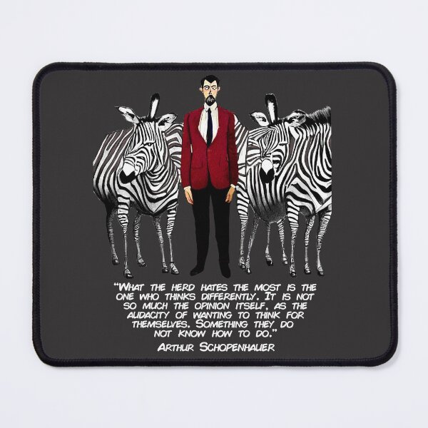 Item preview, Think Differently (Arthur Schopenhauer) designed and sold by NuminousYes.