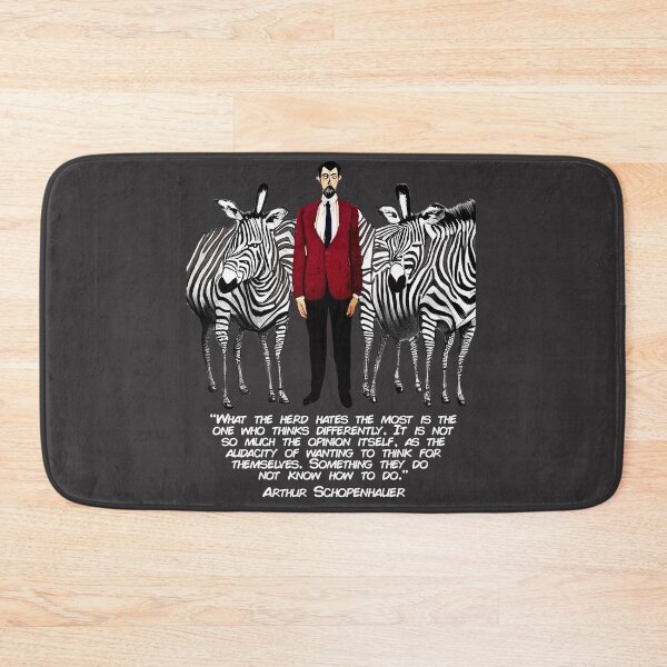 Item preview, Think Differently (Arthur Schopenhauer) designed and sold by NuminousYes.