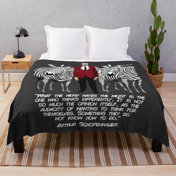Item preview, Think Differently (Arthur Schopenhauer) designed and sold by NuminousYes.