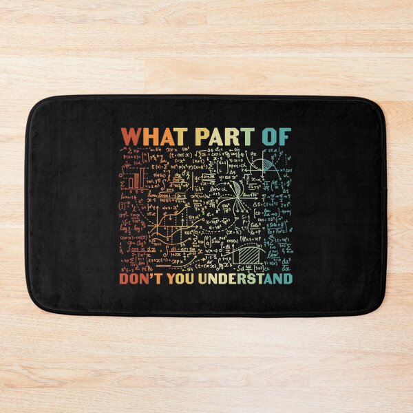 Item preview, What part of solution don't you understand : A math teacher gift idea for mom, dad, son, daugther designed and sold by Best-Designers.