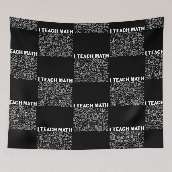 Item preview, I teach math : A math teacher gift idea for mom, dad, son, daugther designed and sold by Best-Designers.