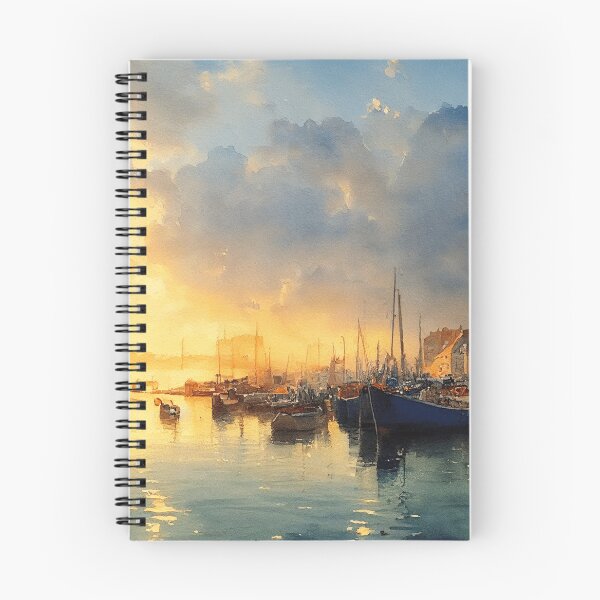 Item preview, A Cornish Harbour at Day's End designed and sold by GrannyMouse.