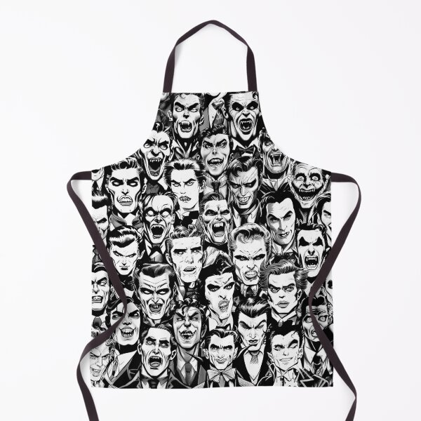 Item preview, Vampire Guys Halloween Horror Vintage Gothic Pop Art Pattern designed and sold by GrandeDuc.