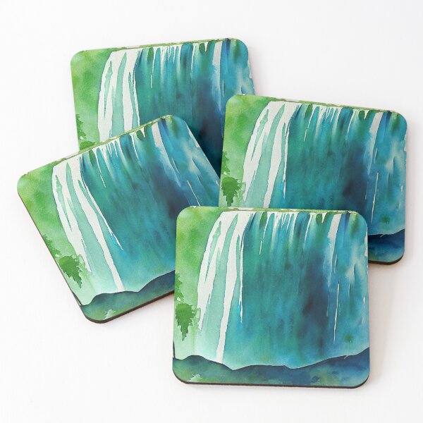 Item preview, Watercolor Waterfall designed and sold by recollectionsv.