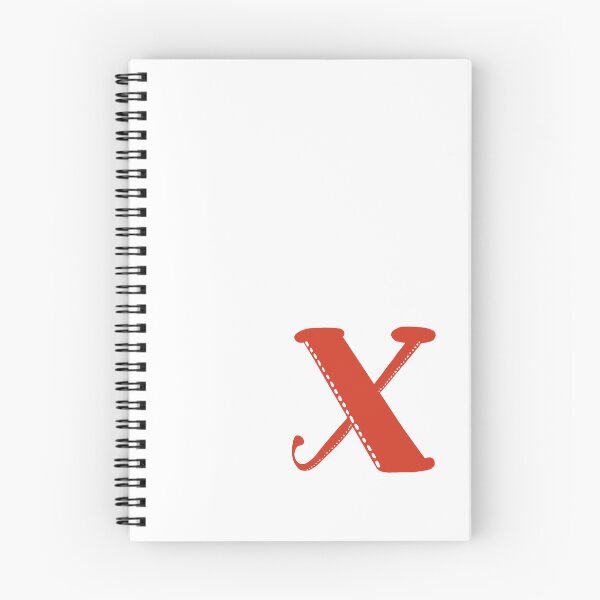 Item preview, Letter X Red initial monogram alphabet X capital X designed and sold by Antique-Gifts.