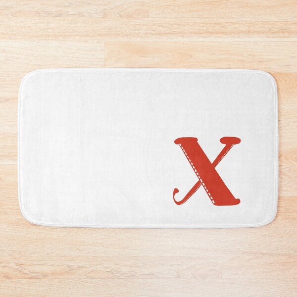 Item preview, Letter X Red initial monogram alphabet X capital X designed and sold by Antique-Gifts.