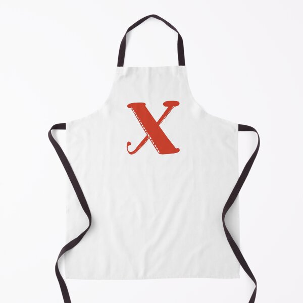 Item preview, Letter X Red initial monogram alphabet X capital X designed and sold by Antique-Gifts.