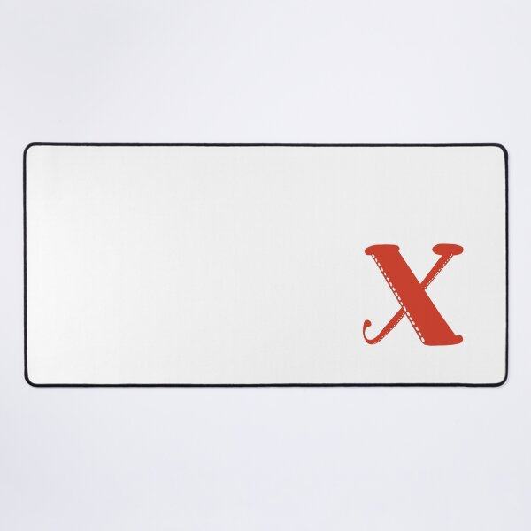 Item preview, Letter X Red initial monogram alphabet X capital X designed and sold by Antique-Gifts.