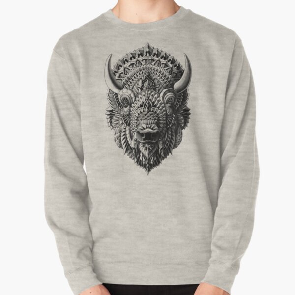 Bison Pullover Sweatshirt
