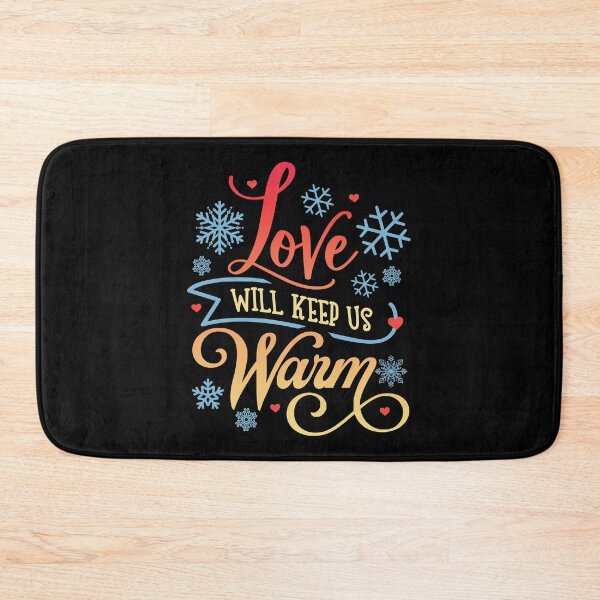 Item preview, Love Will Keep Us Warm, Colorful Winter Design designed and sold by TrulyEpoque.