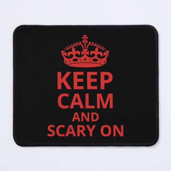 Item preview, Keep Calm And Scary On. Halloween Quote, Halloween Theme, Spooky Vibes designed and sold by DesignHouse07.