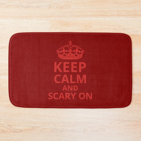 Item preview, Keep Calm And Scary On. Halloween Quote, Halloween Theme, Spooky Vibes designed and sold by DesignHouse07.