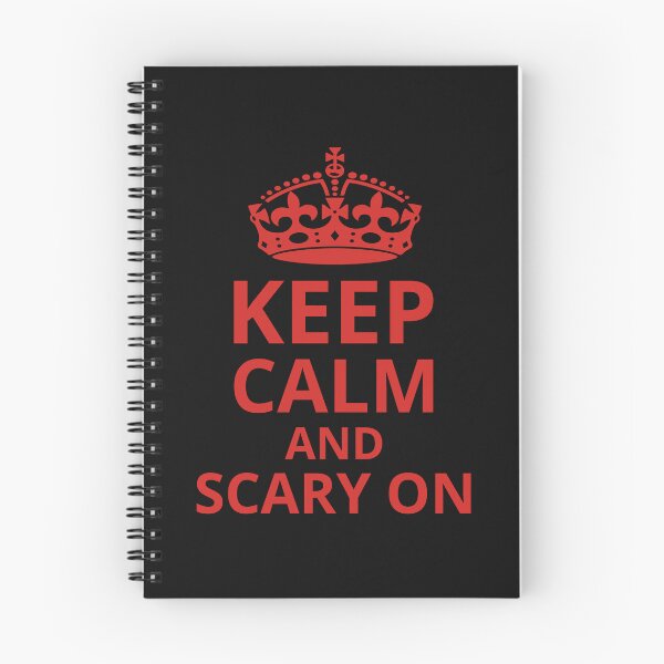 Item preview, Keep Calm And Scary On. Halloween Quote, Halloween Theme, Spooky Vibes designed and sold by DesignHouse07.
