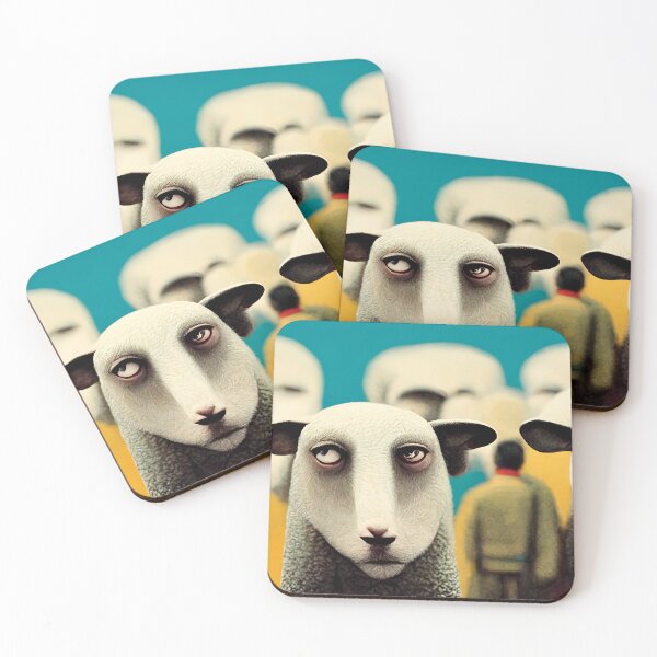 Item preview, The Sheep People Await the Truth by CatnipCatnip designed and sold by CatnipCatnip.
