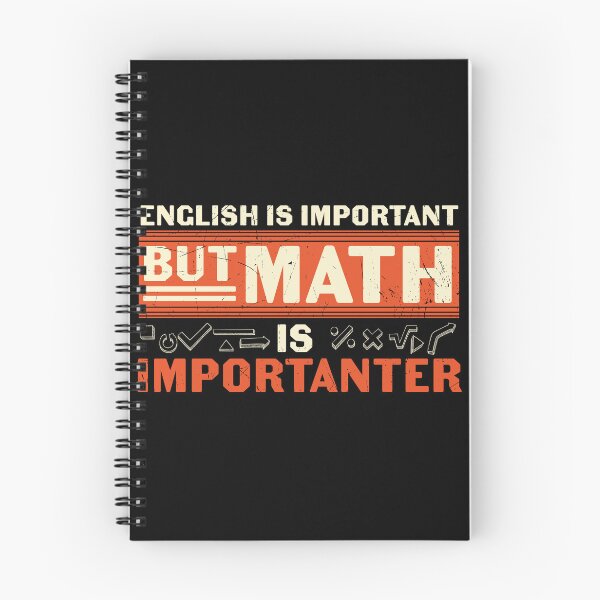 Item preview, English is important but Math is importanter : A math teacher gift idea for mom, dad, son, daugther designed and sold by Best-Designers.
