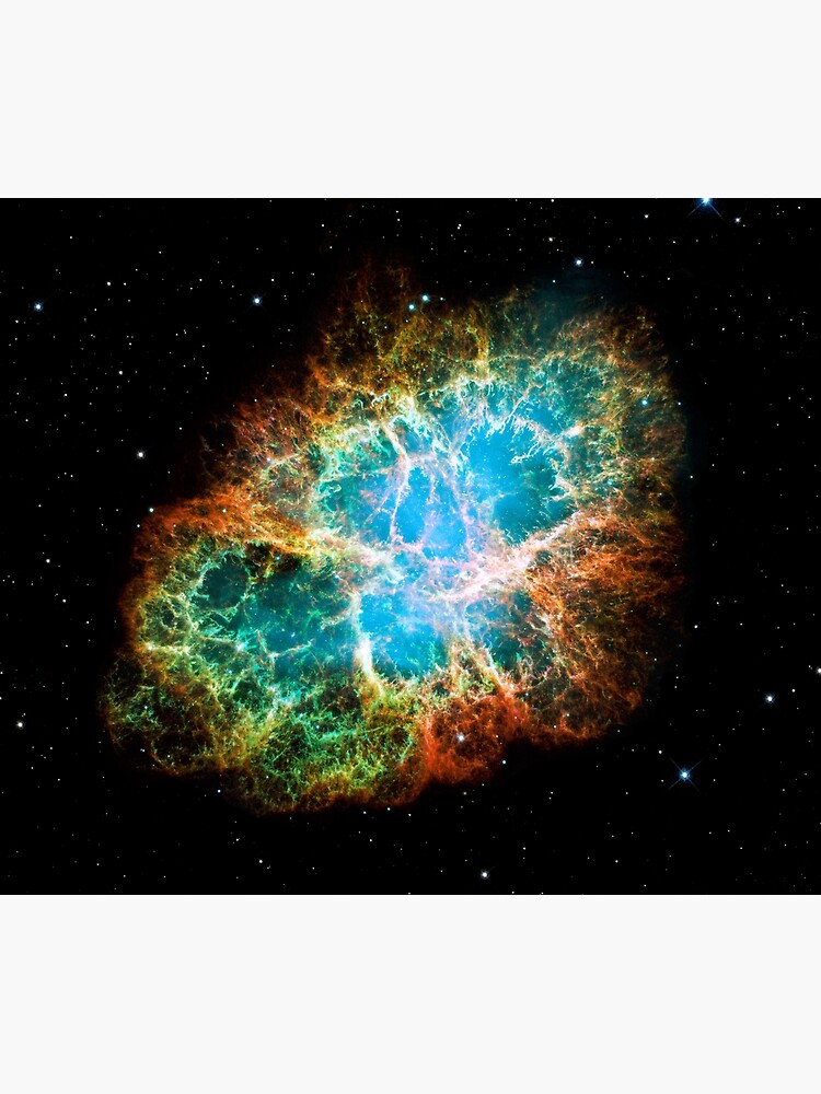 Thumbnail 3 of 3, Tapestry, The Crab Supernova remnant designed and sold by CosmicStyles.