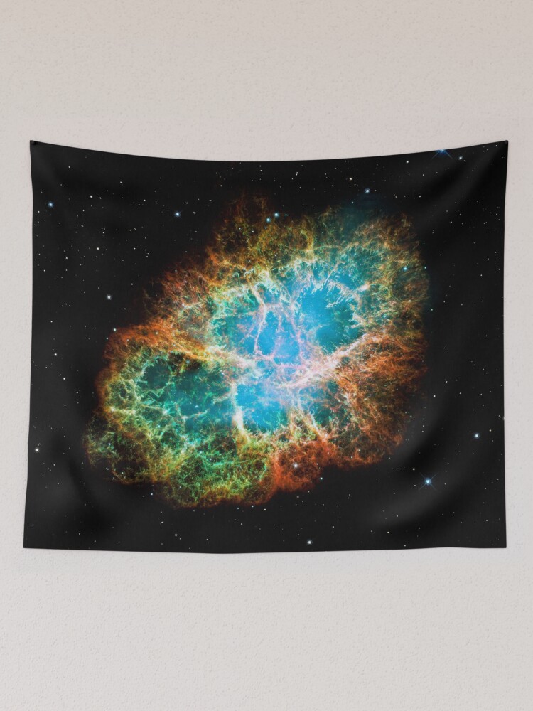 Thumbnail 2 of 3, Tapestry, The Crab Supernova remnant designed and sold by CosmicStyles.