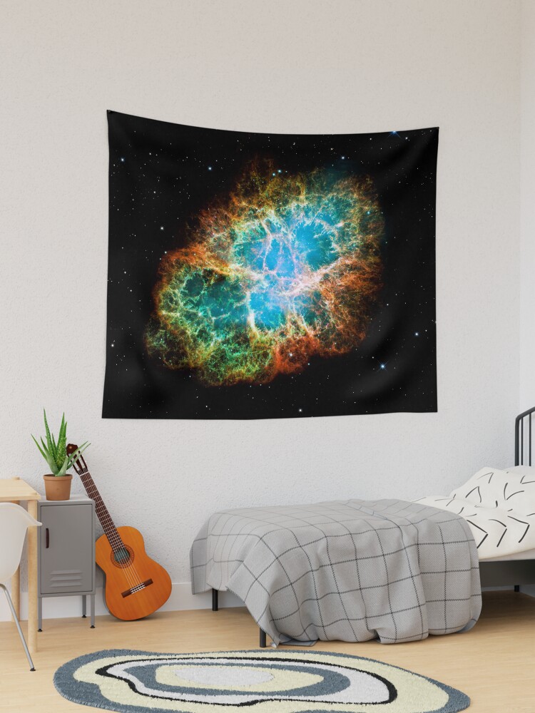 Thumbnail 1 of 3, Tapestry, The Crab Supernova remnant designed and sold by CosmicStyles.