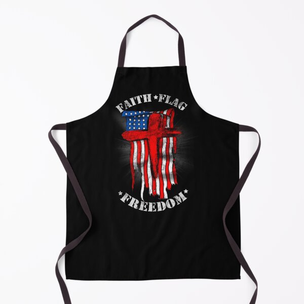 Item preview, Faith Flag Freedom.  A big red cross on the face of the American Flag. designed and sold by Deano's Designs.