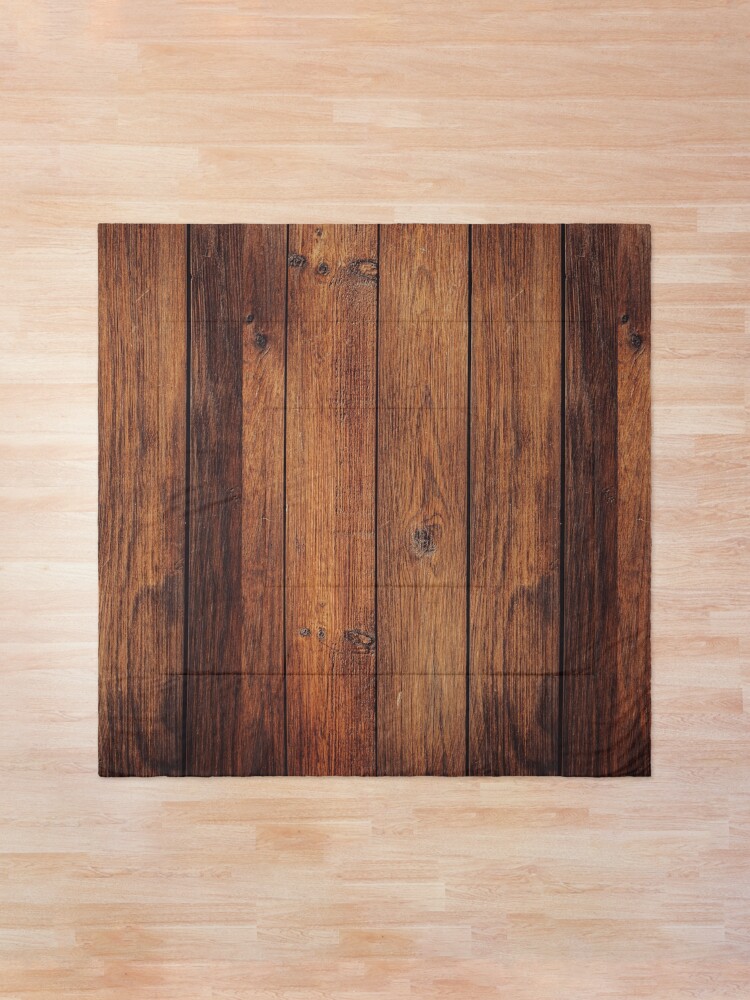 Alternate view of Old brown rustic dark wooden texture - wood timber background Comforter