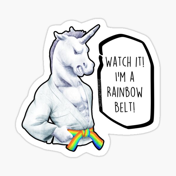 Rainbow Belt Sticker