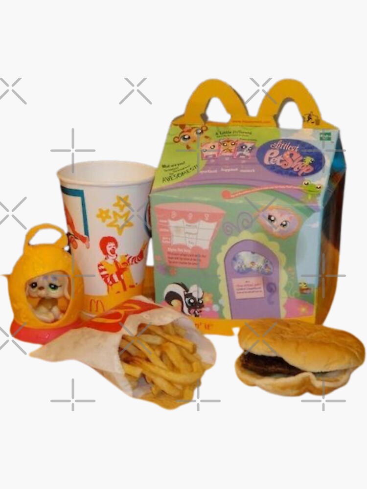 Littlest pet shop McDonald s nostalgia Sticker