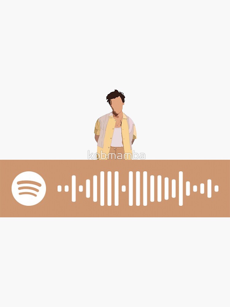 "Harry Styles Lights Up Spotify Code" Sticker for Sale by kobmamba
