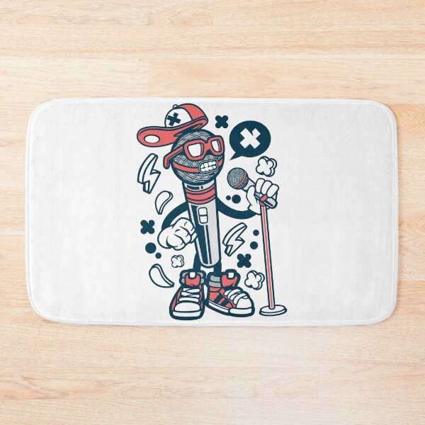 Item preview, Cool Microphone Rapping designed and sold by Artistic Prints.