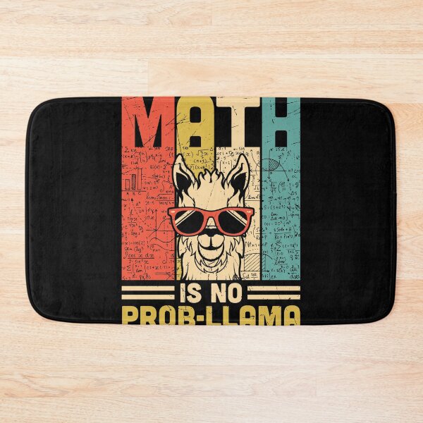 Item preview, Math is no prob-llama: A math teacher gift idea for mom, dad, son, daugther designed and sold by Best-Designers.