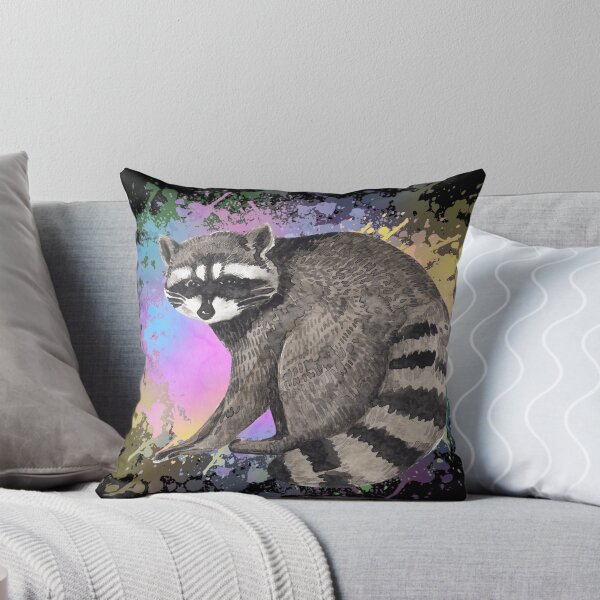 Item preview, racoon watercolor background  designed and sold by ramazis.