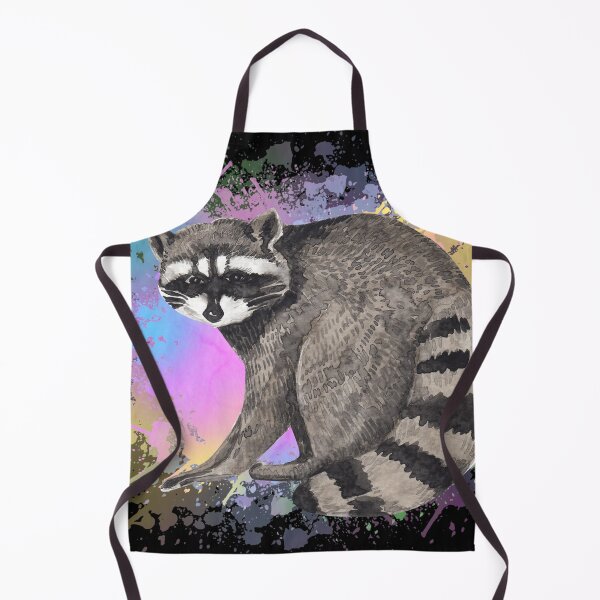 Item preview, racoon watercolor background designed and sold by ramazis.