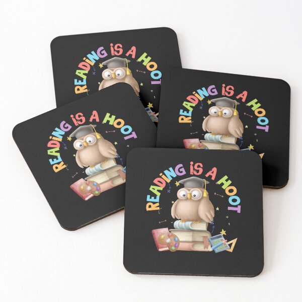Item preview, Reading is A Hoot Book Lovers Back To School Reading  designed and sold by uskorb00.