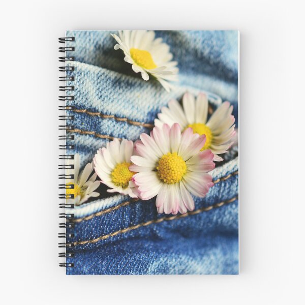 Item preview, Denim with flowers designed and sold by MerWishes.