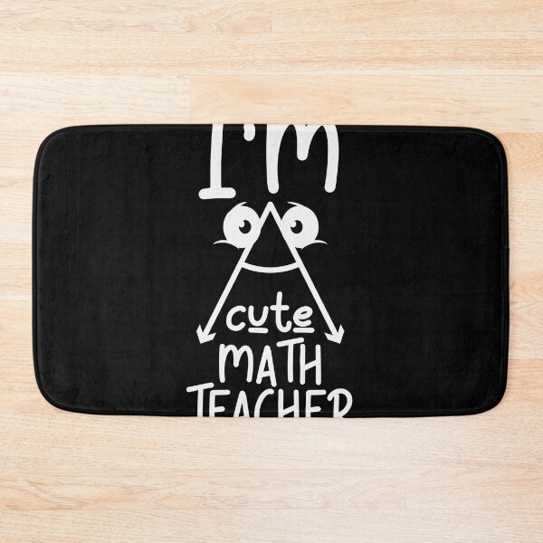 Item preview, I'm Cute math teacher: A math teacher gift idea for mom, dad, son, daugther designed and sold by Best-Designers.