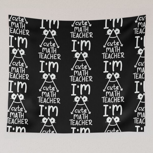 Item preview, I'm Cute math teacher: A math teacher gift idea for mom, dad, son, daugther designed and sold by Best-Designers.