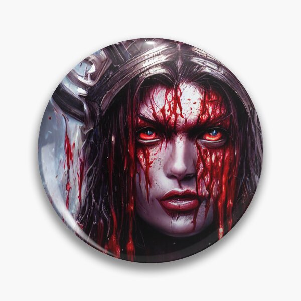 Item preview, Brutal Female Warrior Covered in blood | Demonic King's subordinate | Epic scene of an evil viking warrior covered in blood designed and sold by Petko Georgiev.