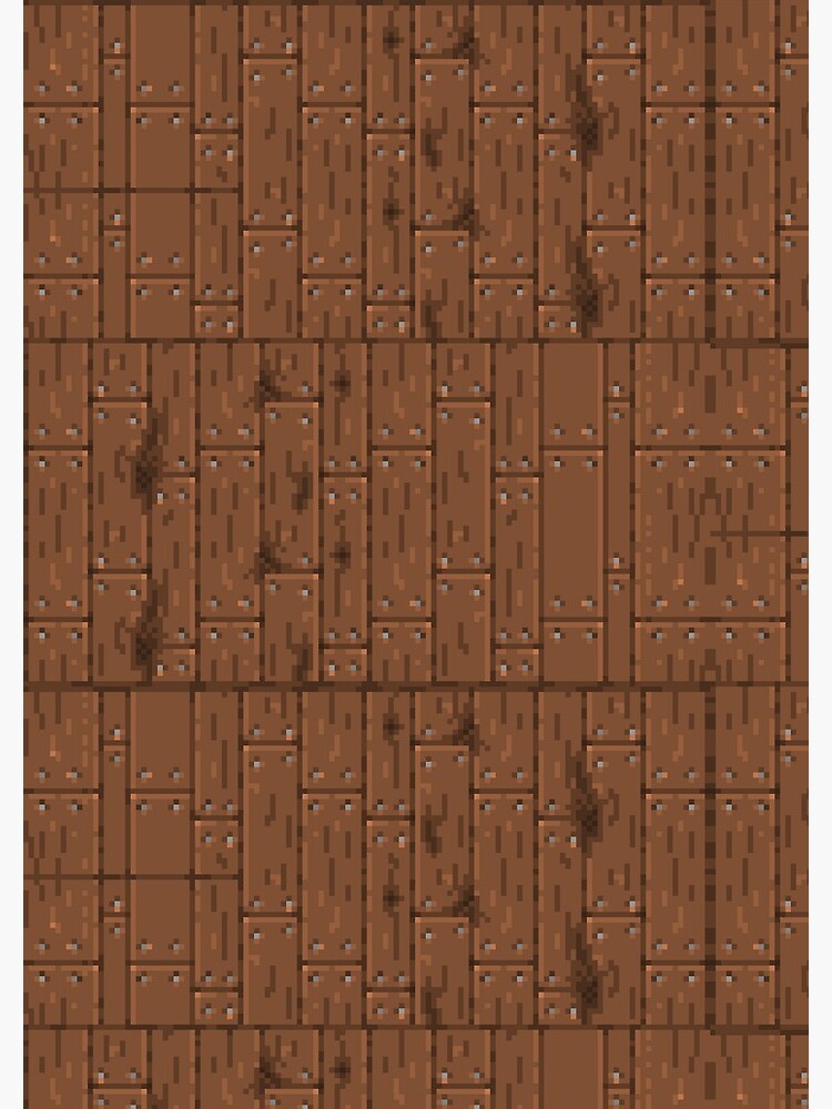"Pixel art wood planks" Spiral Notebook by StevenFHolmes | Redbubble