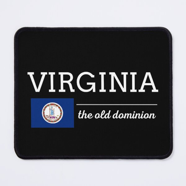 Item preview, VIRGINIA State with Flag designed and sold by philevera.