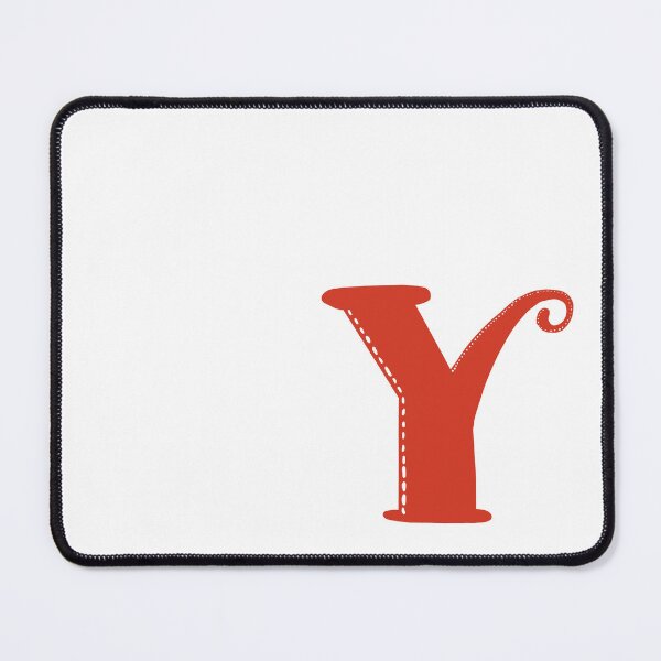 Item preview, Letter Y Red initial monogram alphabet Y capital Y designed and sold by Antique-Gifts.