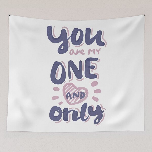 Item preview, You're my One and Only, Valentine Gift for Wife or Husband designed and sold by Sunnyhova.