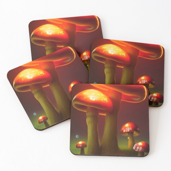 Aperçu de l'œuvre MAGICALLY LIT MUSHROOMS créée et vendue par sailorsam1805.