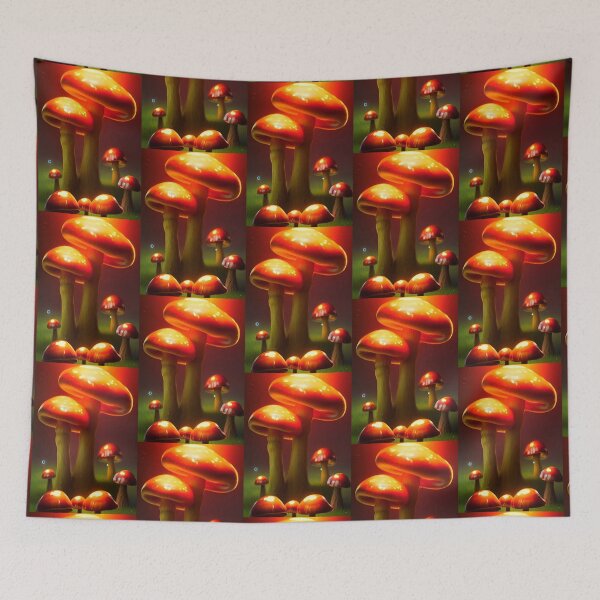 Aperçu de l'œuvre MAGICALLY LIT MUSHROOMS créée et vendue par sailorsam1805.